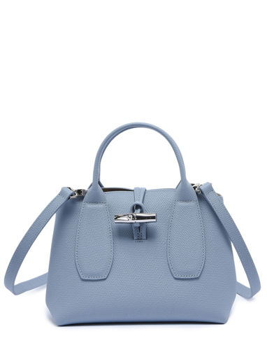 Longchamp Roseau Sac port main Bleu