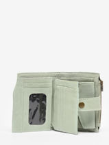 Portemonnee Cow Leder Basilic pepper Groen cow BCOW94-vue-porte