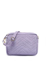 Sac Bandoulire Velvet Aspect Daim Milano Violet velvet VE19111L