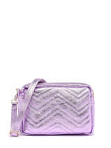 Cross Body Tas Nine Leder Milano Roze nine NI1911LN