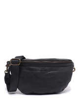 Sac Banane Cow Cuir Basilic pepper Noir cow BCOW54