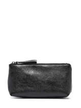 Trousse Zippe Nine Cuir Milano Noir nine NI22114N