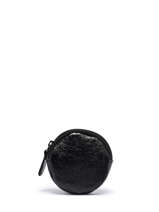 Porte-monnaie Rond Nine Cuir Milano Noir nine NI21127N