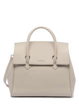 Sac  Main Clara Cuir Nathan baume Beige nathan 2