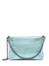 Cross Body Tas Nine Leder Milano Blauw nine NI22041N
