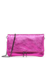 Sac Bandoulire Nine Cuir Milano Rose nine NI22112N
