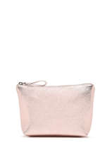 Trousse Cuir Milano Rose nine NI22113N