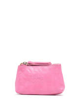 Portemonnee Pop Leder Basilic pepper Roze pop BPOC93