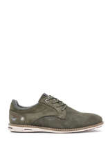 Chaussures De Ville Mustang Vert men 4150310