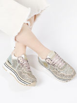 Sneakers Maxi Wonder 2 Liu jo Beige women BA3021EX-vue-porte