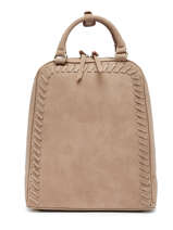 Sac  Dos Woomen Beige gentiane WGEN35