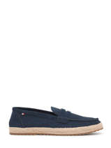 Espadrilles Uit Leder Tommy hilfiger Blauw men 4453DW5