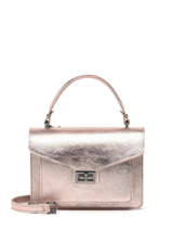 Sac Bandoulire Nine Cuir Milano Rose nine NI21061N