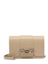 Cross Body Tas Mirage Leder Milano Beige mirage MI22113A