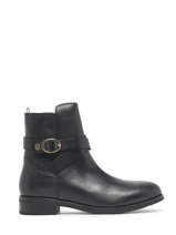 Bottines En Cuir Tommy hilfiger Noir women 6753BDS