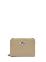 Portemonnee Lacoste Beige l.12.12 concept NF4193PO