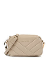 Sac Bandoulire Soft Matelasse Cuir Lancaster Beige soft matelasse 36