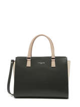 Sac Trap�ze Smooth Cuir Lancaster Noir smooth 4