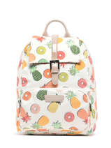 Sac  Dos Lancaster Multicolore basic vernis 514-86