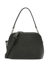 Sac Port paule Lila Cuir Nathan baume Noir egee 1