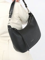 Schoudertas Soft David jones Zwart soft 2-vue-porte