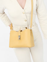 Sac Bandoulire Lock David jones Jaune lock 1-vue-porte