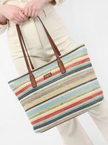 Sac Port paule St Tropez David jones Multicolore st tropez CM6669-vue-porte