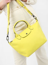 Longchamp Le pliage xtra Sac port main Jaune-vue-porte