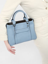 Longchamp Longchamp 3d Sac port main Bleu-vue-porte