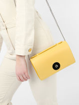 Sac Bandoulire Mirage Cuir Milano Jaune mirage MI22114A-vue-porte
