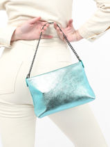 Cross Body Tas Nine Leder Milano Blauw nine NI22041N-vue-porte