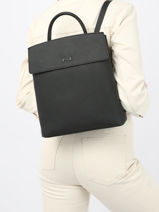 Sac  Dos Cassandra Cuir Nathan baume Noir nathan 22-vue-porte