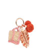 Sleutelhanger Feuille Raffia Vanessa bruno Beige charms 96V42939