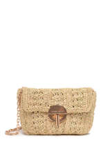 Sac Bandouli�re Moon Raphia Vanessa bruno Or moon raphia 91V40326