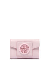 Portefeuille Compact Roxane Cuir Lancel Rose roxane A12078