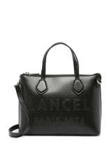 Sac Port Main Essential Tote Cuir Essential Tote Cuir Lancel Noir essential tote A12355