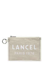 Pochette Amovible Cabas D't Lancel Beige cabas d'ete A12354