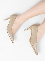 Escarpins Talon Aiguille Tamaris Beige women 20-vue-porte