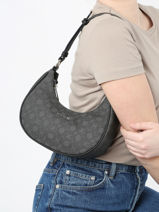 Sac Port paule Boston David jones Noir boston CH21060-vue-porte