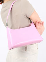 Sac Baguette Suave Cuir Lancaster Rose suave ace 20-vue-porte