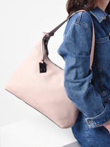 Schoudertas Ecuyer Etrier Roze ecuyer EECU032M-vue-porte