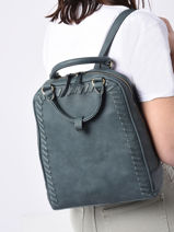 Rugzak Woomen Blauw gentiane WGEN35-vue-porte
