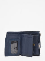 Porte-monnaie Porte-cartes Cow Cuir Basilic pepper Bleu cow BCOW94-vue-porte