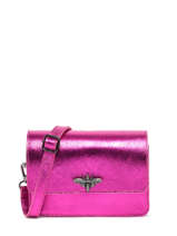 Sac Bandoulire Nine Cuir Milano Rose nine NI22115N