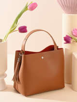 Handtas Mirage Leder Milano Bruin mirage MI22065A