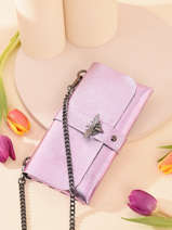 Sac Bandoulire Nine Cuir Milano Rose nine NI22111N