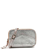Sac Banane Paula Argento Cuir Paul marius Gris argento PAULAARG