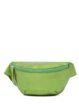 Sac Banane Labanane Cuir Paul marius Vert vintage BANANE