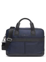 Porte Documents (main) Tommy hilfiger Bleu elevated AM10940