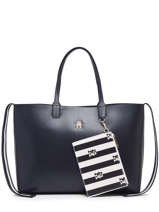 Sac Port paule Iconic Tommy Iconic Tommy Tommy hilfiger Bleu iconic tommy AW14767